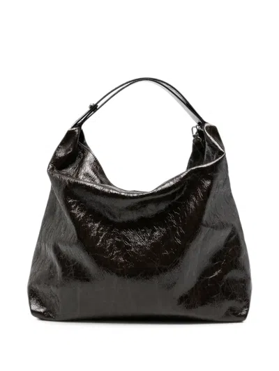 Gherardini Leather Shoulder Bag In Pink