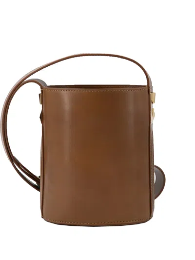 Gherardini Lisa Small Structured Brown Bucket Bag