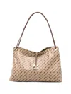 Gherardini Logo Pattern Shoulder Bag In Multi