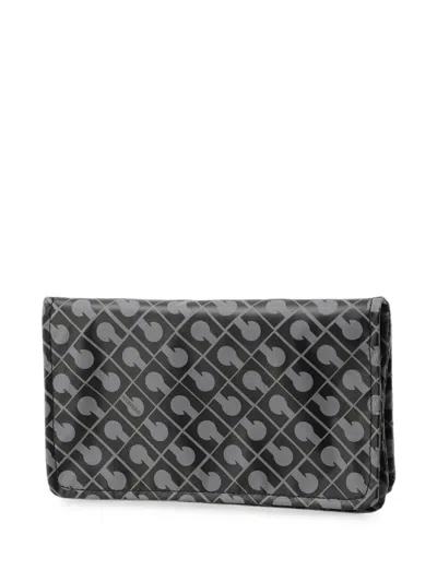 Gherardini Logo-print Leather Cosmetic Bag In Multi