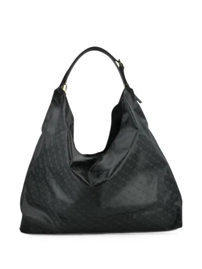Gherardini Maxi Amazzonia Monogram-print Tote Bag In Black