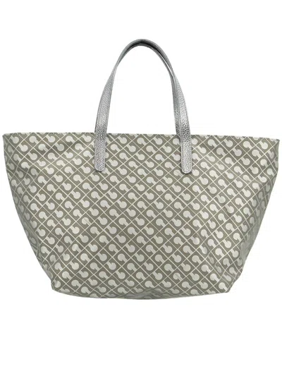 Gherardini Medium Shopper Bags In Gray