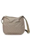 Gherardini Monogram-pattern Cross Body Bag In Neutral