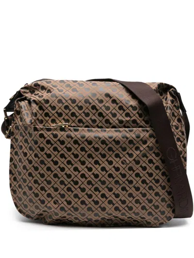 GHERARDINI Monogram shoulder bag in Softy fabric GHERARDINI