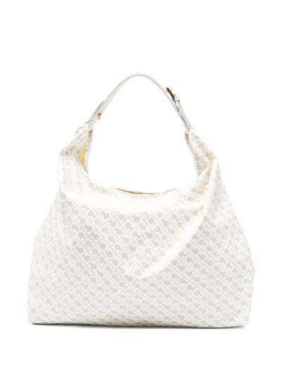 Gherardini Monogram Shoulder Bag In Neutral