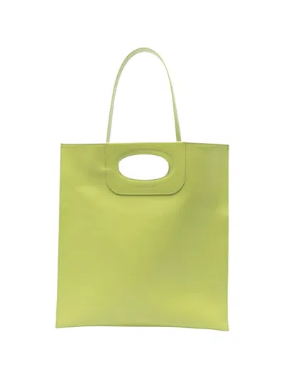 Gherardini Piattina Cut-out-handle Clucth Bag In Pattern