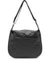 Gherardini Grey Shoulder Bag With Adjustable Strap In Black