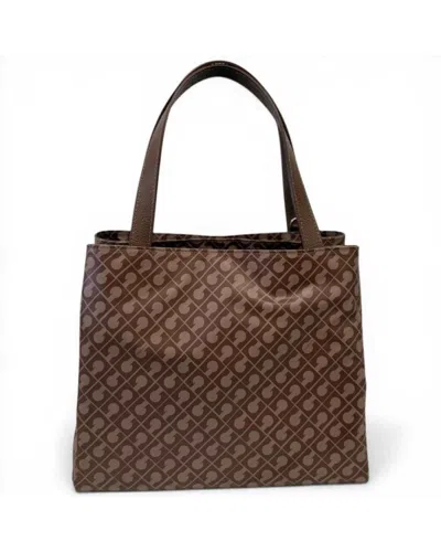 Gherardini Softy Woman Chestnut Small Handbag With Softy Fabric Shoulder In Brown