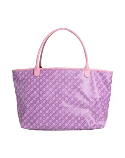 Gherardini Woman Handbag Mauve Size - Textile Fibers In Purple