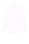 Ghiaia Cashmere Cotton Raglan Crewneck In Latte