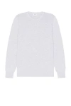 Ghiaia Cashmere Cotton Sweater In Light Grey