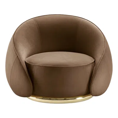 Pre-owned Ghidini 1961 Abbracci Brown Armchair By Lorenza Bozzoli