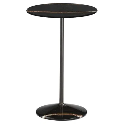 Pre-owned Ghidini 1961 Arnold Tall Black Marble Table