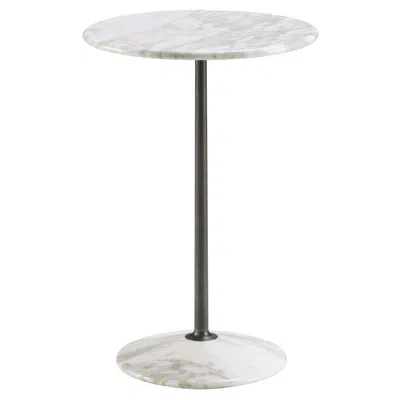 Pre-owned Ghidini 1961 Arnold Tall Square White Marble Table