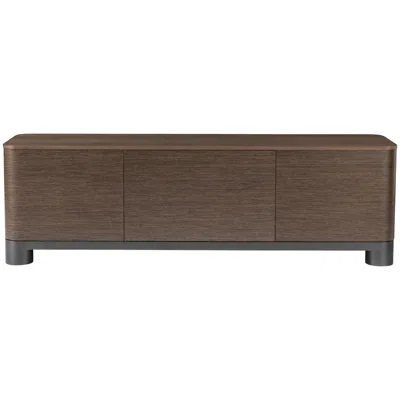 Pre-owned Ghidini 1961 Bold Dining Cabinet In Wood And Black Gold By E. Giovannoni