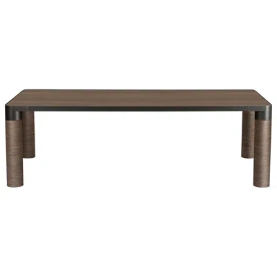 Pre-owned Ghidini 1961 Bold Medium Dining Table In New Lime Wood Top And Black Gold