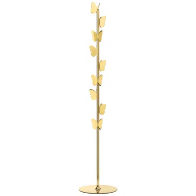 Pre-owned Ghidini 1961 Butterfly Coatrack In Brass By Richard Hutten In Orange