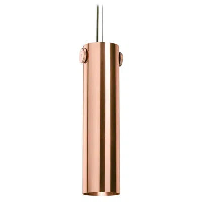 Pre-owned Ghidini 1961 Cylinder Suspension Lamp In Copper By Richard Hutten In Sand