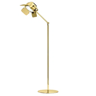 Pre-owned Ghidini 1961 Flamingo Floor Lamp In Aluminum By Nika Zupanc In Sand
