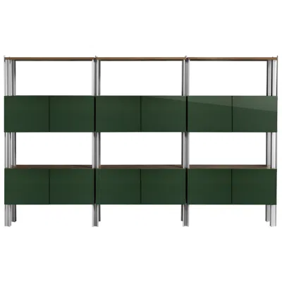 Pre-owned Ghidini 1961 Flexor Bookcase By Robert Stadler In Brown