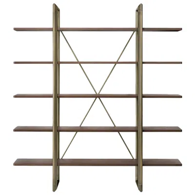 Pre-owned Ghidini 1961 Frame Bookcase In Brown