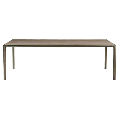 Pre-owned Ghidini 1961 Frame Eramosa Marble Dining Table In Gray