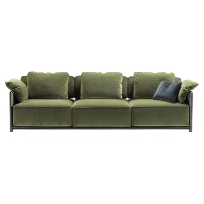 Pre-owned Ghidini 1961 Frame Green Sofa By Stefano Giovannoni