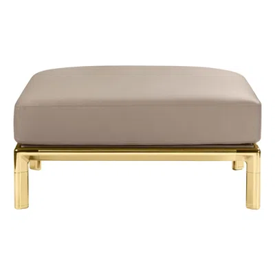 Pre-owned Ghidini 1961 Frame Ottoman In Cuoio Leather By Stefano Giovannoni In Multi