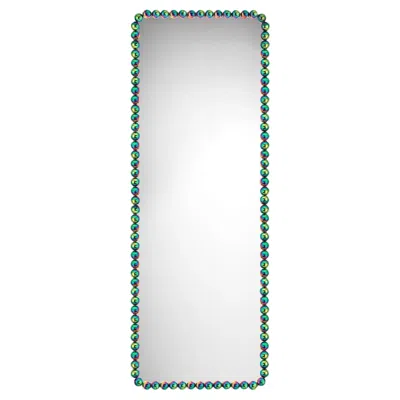 Pre-owned Ghidini 1961 Gioiello Free Standing Floor Mirror By Nika Zupanc In Gray