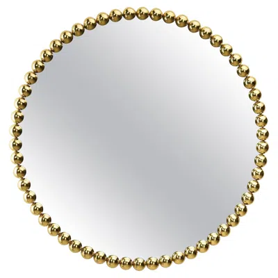 Pre-owned Ghidini 1961 Gioiello Large Round Mirror By Nika Zupanc In Gray