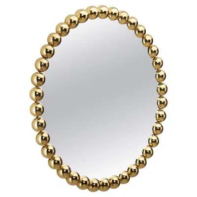 Pre-owned Ghidini 1961 Gioiello Small Round Mirror By Nika Zupanc In Gray
