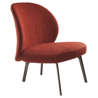 Pre-owned Ghidini 1961 Hillary Easy Red Lounge Chair By Richard Hutten By