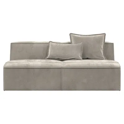 Pre-owned Ghidini 1961 Infinito Small Gray Sofa By Lorenza Bozzoli