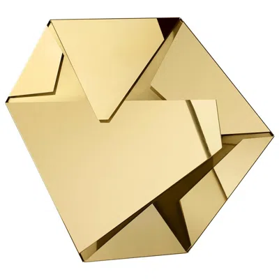 Pre-owned Ghidini 1961 Kaleidos Gold Small Wall Light By Campana Brothers