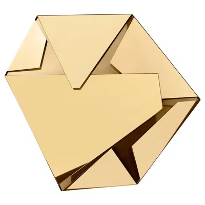 Pre-owned Ghidini 1961 Kaleidos Small Wall Light In Polished Gold Finish