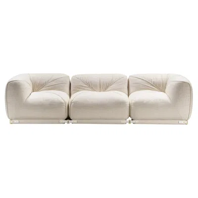 Pre-owned Ghidini 1961 Laisure 3-seater White Sofa By Lorenza Bozzoli
