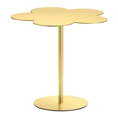 Pre-owned Ghidini 1961 Large Flowers Coffee Side Table In Brass By Stefano Giovannoni In Orange