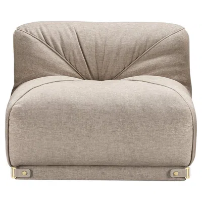 Pre-owned Ghidini 1961 Leisure Beige Armchair By  In Brown