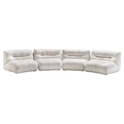 Pre-owned Ghidini 1961 Mambo White Modular Sofa By Lorenza Bozzoli