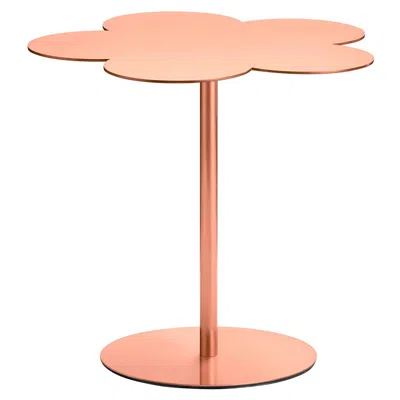 Pre-owned Ghidini 1961 Medium Flowers Coffee Side Table In Copper By Stefano Giovannoni In Orange