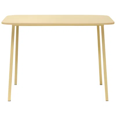 Pre-owned Ghidini 1961 Miami Table In Stainless Steel By Nika Zupanc In Sand