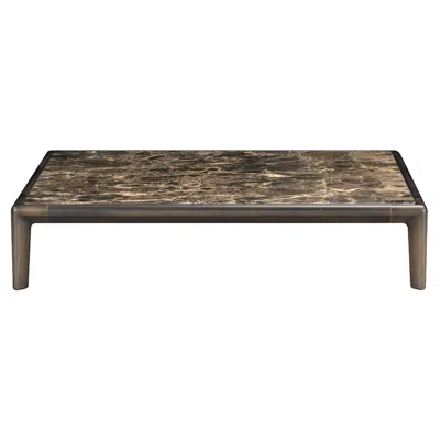 Pre-owned Ghidini 1961 Milo Dark Emperador Coffee Table By Stefano Giovannoni In Brown