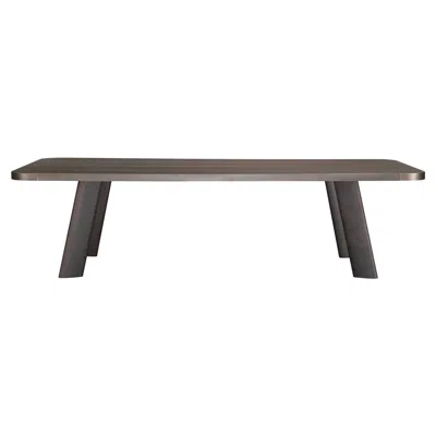 Pre-owned Ghidini 1961 Native Dark Rectangular Dining Table By Stefano Giovannoni In Brown