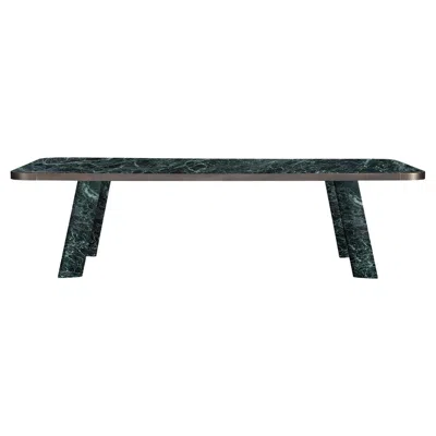 Pre-owned Ghidini 1961 Native Verde Alpi Rectangular Dining Table By Stefano Giovannoni In Black