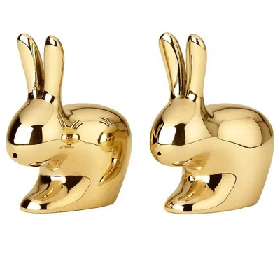 Pre-owned Ghidini 1961 Rabbit Salt And Pepper Designed By Stefano Giovannoni For Ghidini, 1961 In Orange
