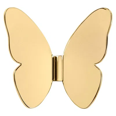 Pre-owned Ghidini 1961 Single Butterfly Coatrack In Gold By Richard Hutten