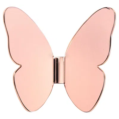 Pre-owned Ghidini 1961 Single Butterfly Coatrack In Rose Gold By Richard Hutten In Red