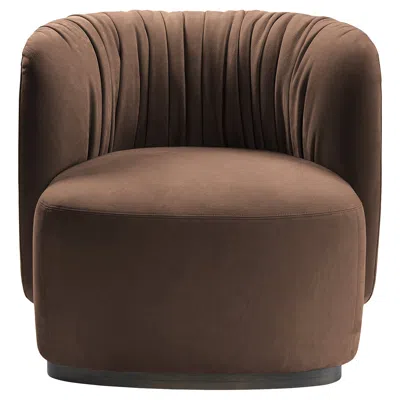 Pre-owned Ghidini 1961 Sipario Brown Armchair By Lorenza Bozzoli