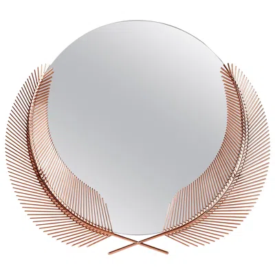 Pre-owned Ghidini 1961 Sunset Rose Gold Mirror Designed By Nika Zupanc For Ghidini, 1961 In Red