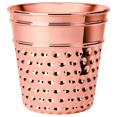 Pre-owned Ghidini 1961 Thimble Ice Bucket In Copper By Studio Job In Orange